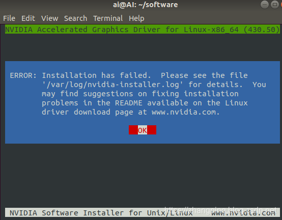 please use `pip install ubuntu16.04-和ubuntu 18.04 安装NVIDIA驱动 GPU_an nvidia gpu may be present ...