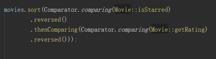 使用Java8的Comparator排序List对象集合