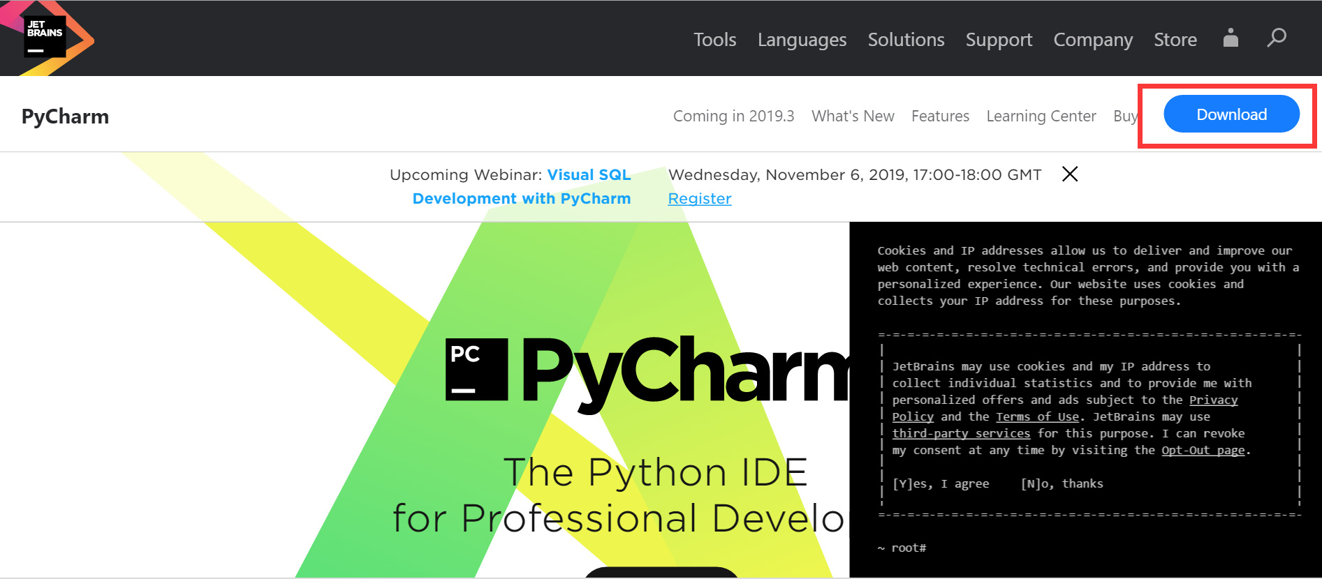 jupyter notebook in pycharm community version