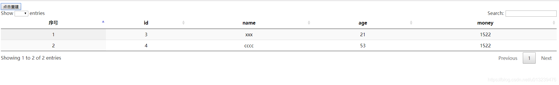 JQuery DataTables 重新渲染_datatables重新渲染数据-CSDN博客