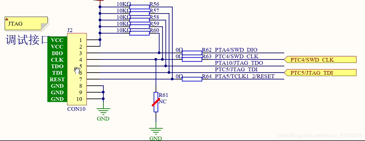 SWD、JTAG调试接口_swdio 上拉,swclk下拉的作用-CSDN博客