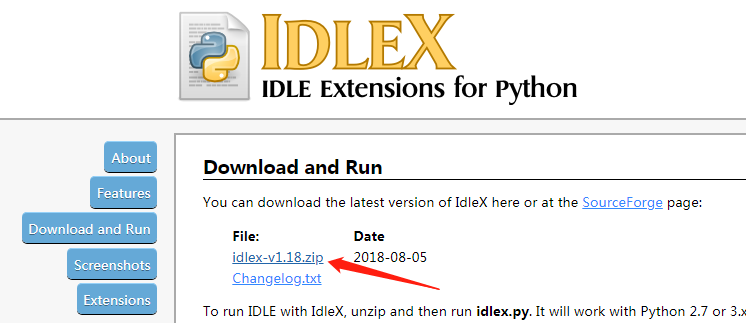 IdleX - IDLE Extensions for Python