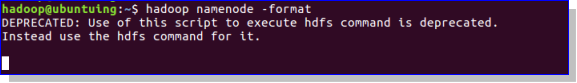 执行hadoop namenode -format