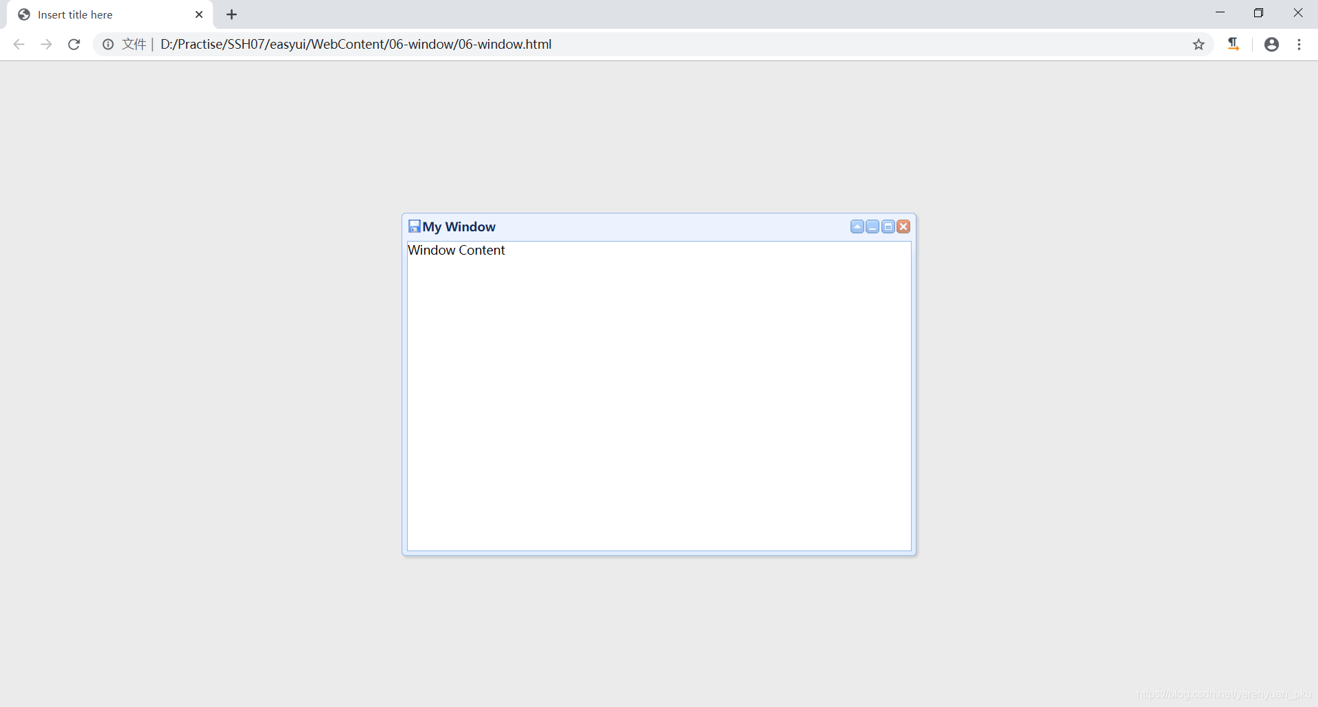 easyUI快速入门第六讲——easyUI中的window(窗口)组件_easyui window-CSDN博客