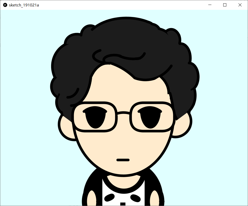 互动媒体——自画像 简单音乐可视化_processing音频可视化带鼠标键盘