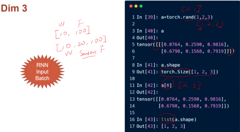 pytorch入门实战教程笔记 四 基础张量操作1