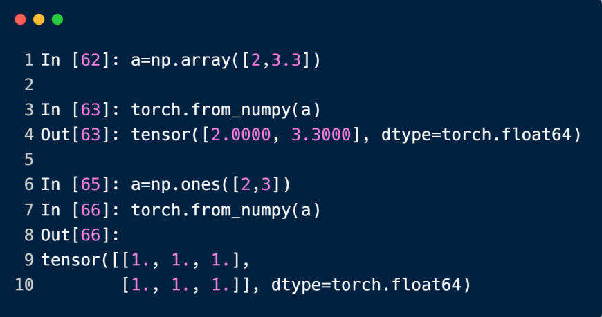 pytorch入门实战教程笔记 四 基础张量操作1