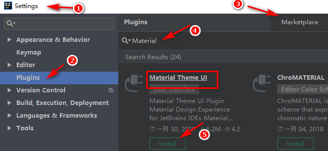 Material Theme UIçš„å®‰è£…