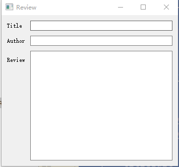 制作提交反馈信息的布局
