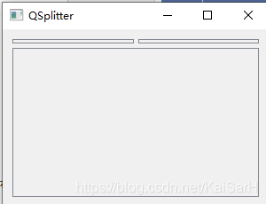 QSplitter组件分割线