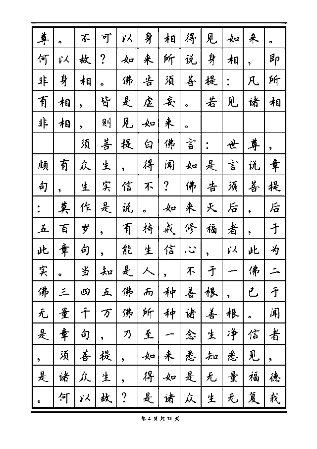 金刚经钢笔楷书_田立章硬笔金刚经-csdn博客