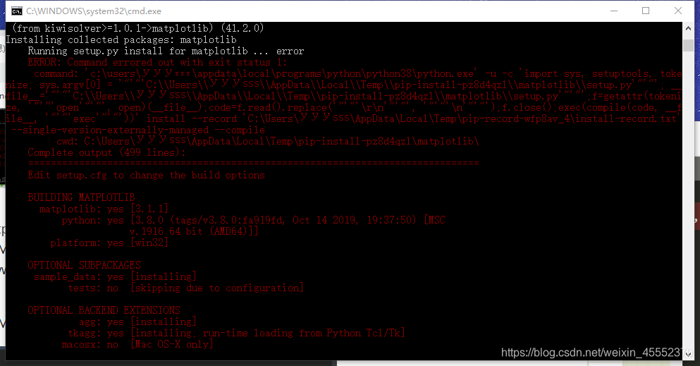 Pip Install Matplotlib CSDN