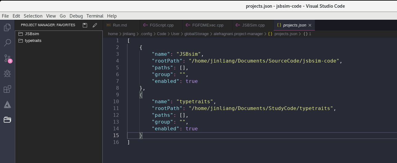 Visual Studio Code插件 Project Manager_project manager添加项目-CSDN博客