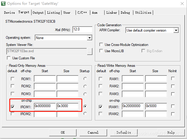 STM32 Bootloader与APP工程的建立