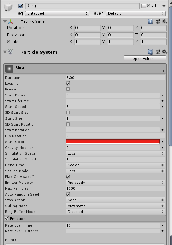 Unity particle system-particle halo - Programmer Sought