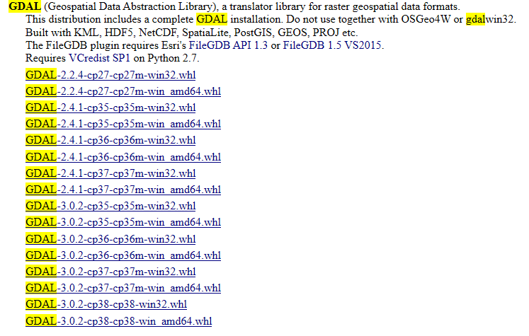 python GDAL 影像处理系列之安装GDAL(一)_gdal库安装-CSDN博客