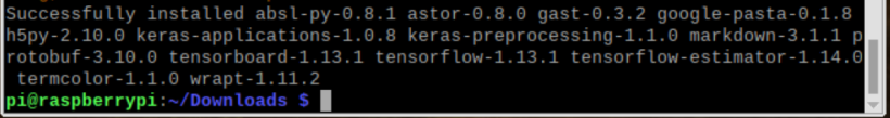 树莓派4B安装Tensorflow（Python3.5和3.7下分别进行安装）