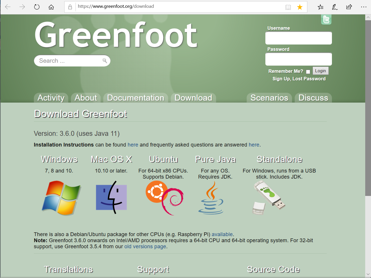 install greenfoot