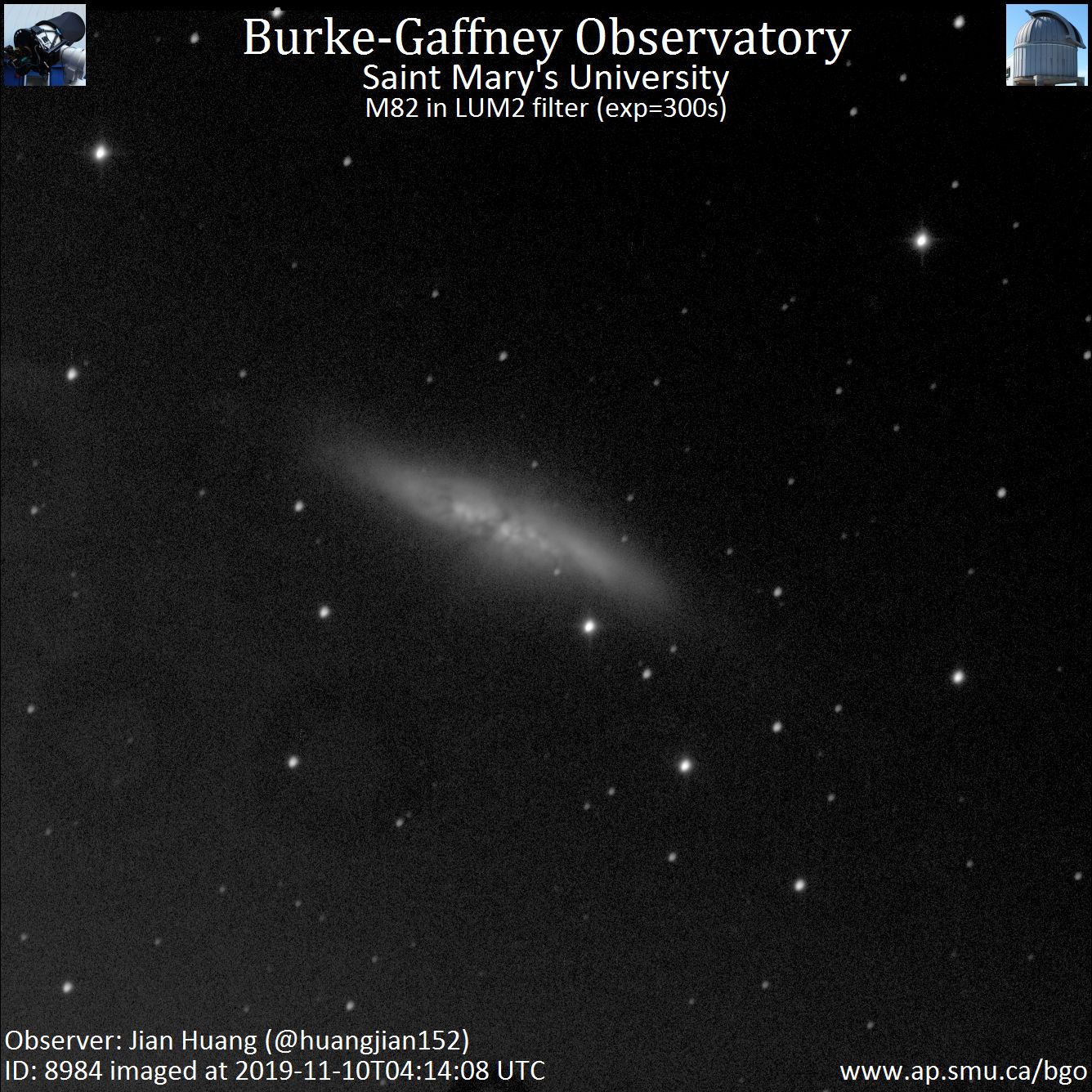 medjuck telescope)拍了一下m82(雪茄星系,ngc 3034)还有玫瑰星云gcc