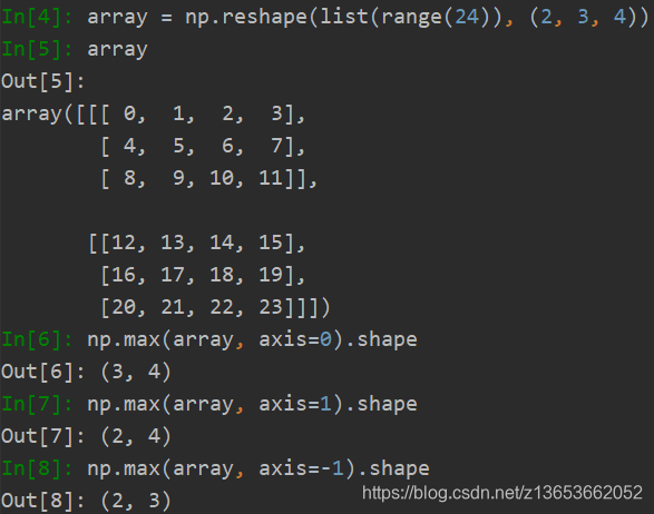 np.max(), np.maximum(), np.argmax() - Programmer Sought