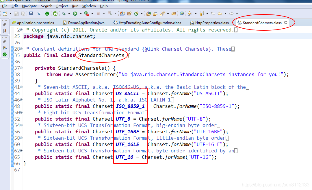 StandardCharsets类