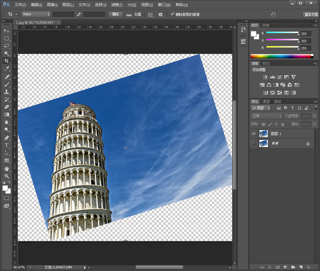 photoshop倾斜图片矫正_ps文档矫正-csdn博客
