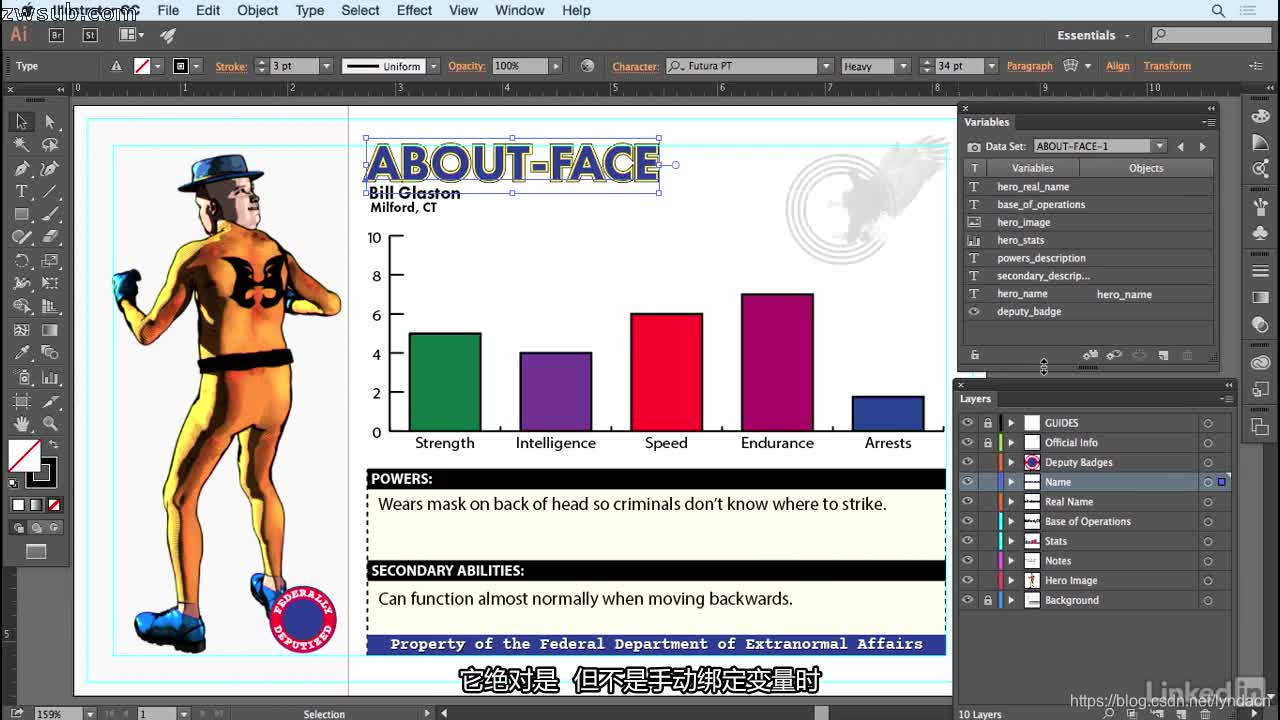 Adobe Illustrator: Variable Data Adobe Illustrator 教程:可变数据 Lynda课程中文字幕 ...