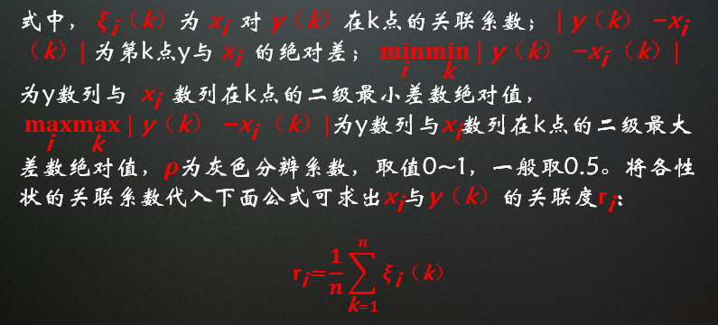 灰色关联度分析