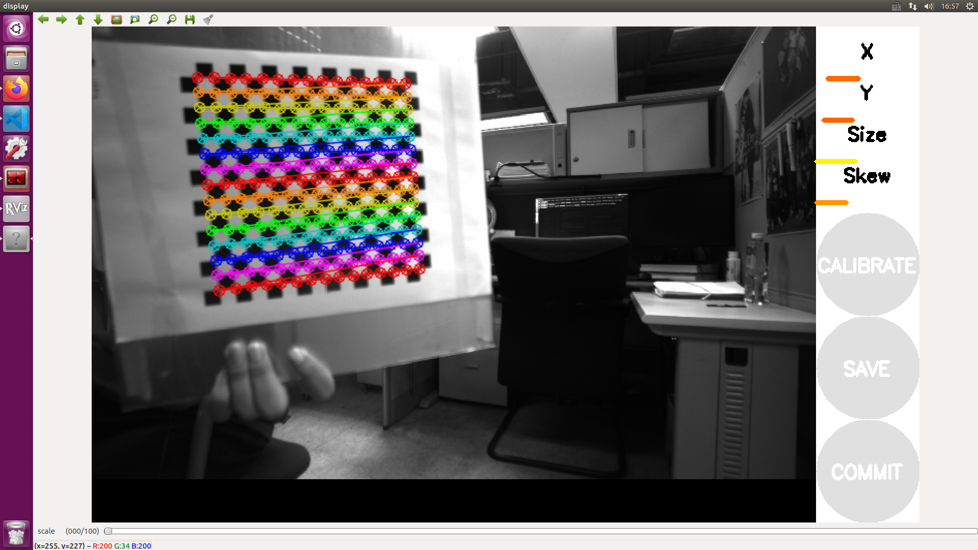 ROS camera_calibration与Kalibr标定相机教程_kalibr标定结果参数intrinsicsfx fy cx cy
