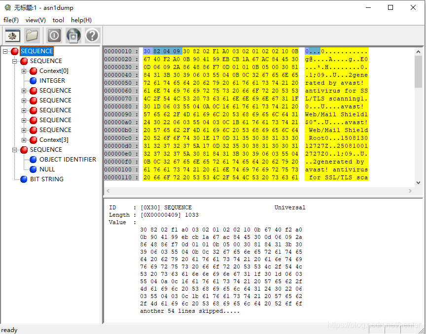 介绍一个 Windows 平台上的开源工具软件 ASN.1 Editor_asn1editor-CSDN博客