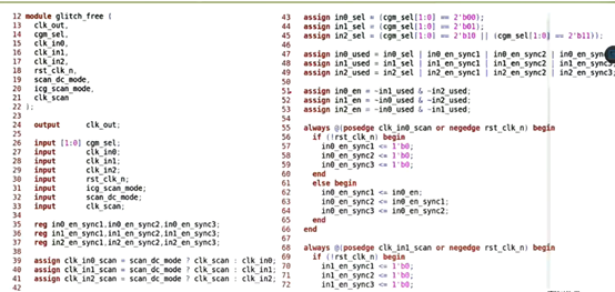 Clock Switch With Glitch-free电路_clock Glitch Free Mux Verilog-CSDN博客