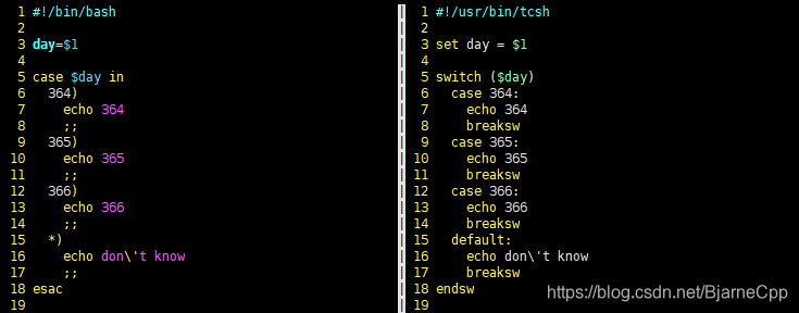 Bash 和tcsh Csh 的不同 带例子 问题的博客 Csdn博客