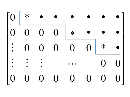 echelon matrix图片