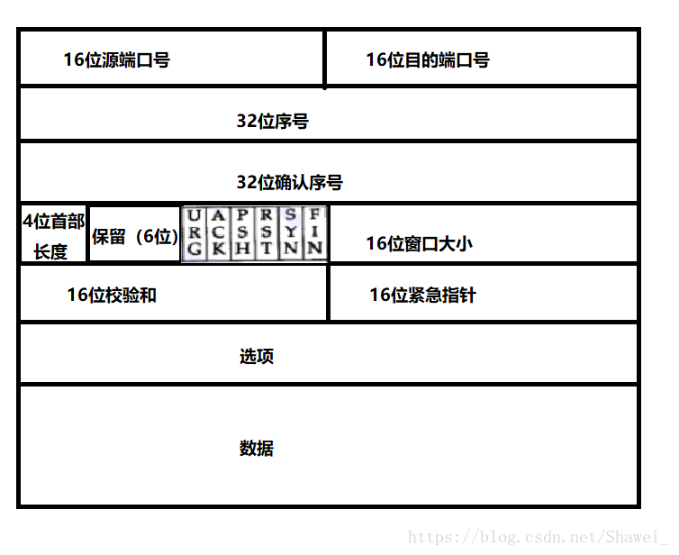 TCP协议格式