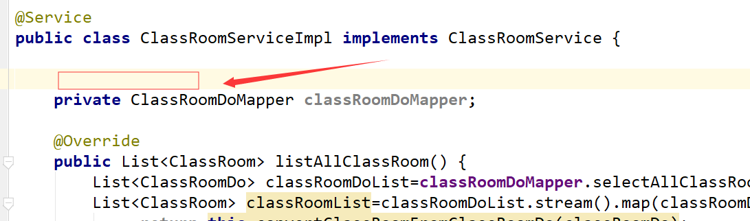 service层调用dao层时报错java.lang.NullPointerException的解决办法_java 测试service 不能 ...
