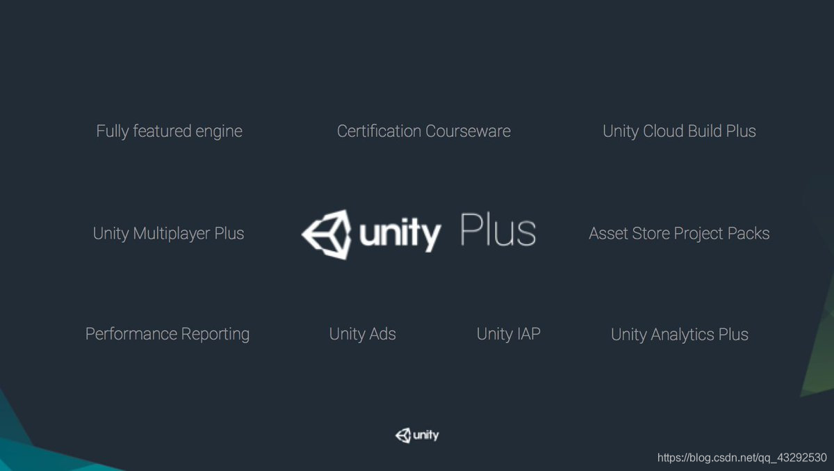 Unity个人版和Unity 专业版(Plus/Pro)的两点区别详谈_unity个人版和专业版区别_qq_43292530的博客-CSDN博客