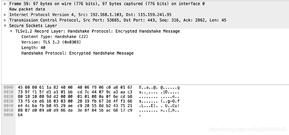Encrypted Handshake Message(Client)