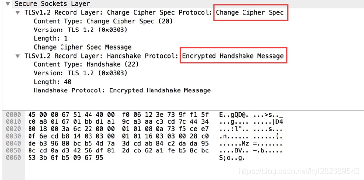Encrypted Handshake Message