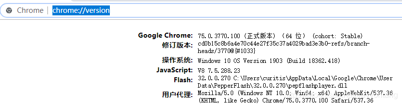 chrome-version