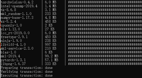 win10 anaconda 安装pytorch cpu