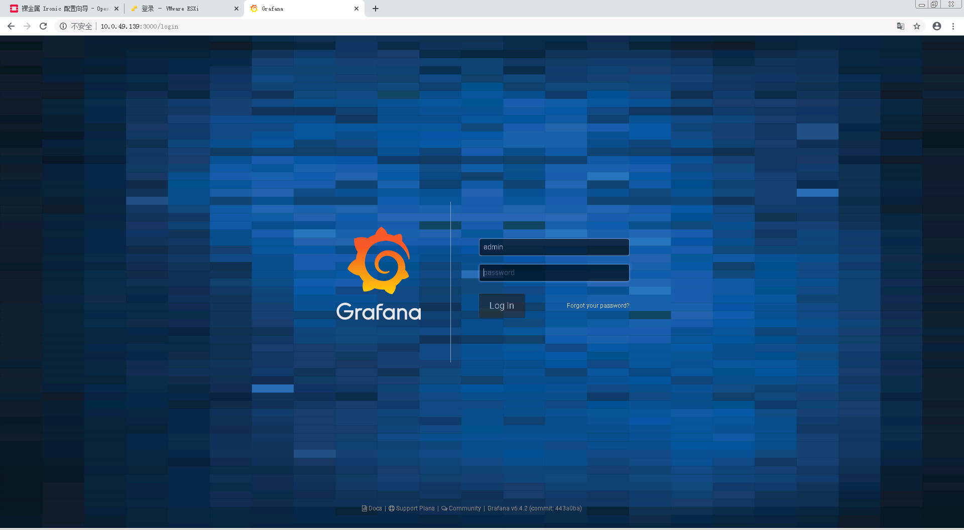 grafana URL