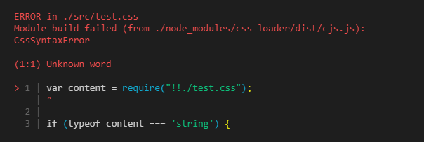 Module Build Failed From Node Modules Css Loader Dist Cjs Js Csssyntaxerror Jackipan的博客 程序员宅基地 程序员宅基地