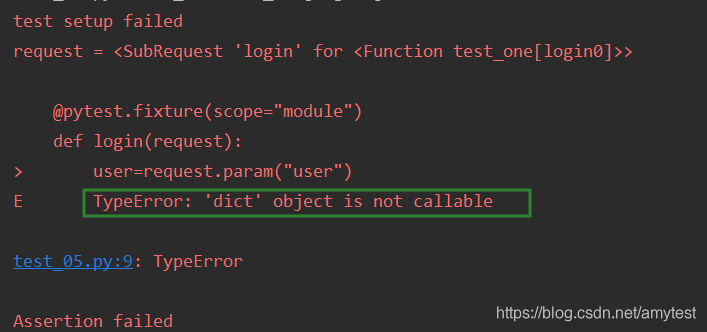Typeerror: 'Dict' Object Is Not Callable_Amytest的博客-Csdn博客