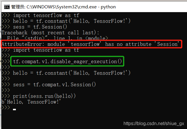 Tensorflow 2.0.0 - AttributeError: module 'tensorflow' has no attribute ...