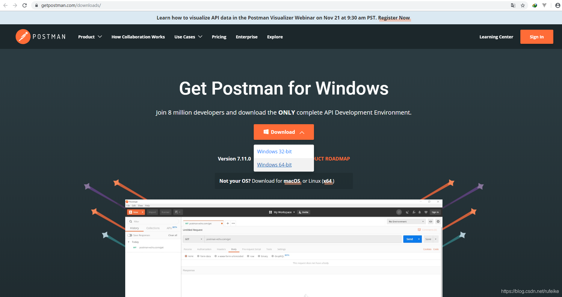 Postman7.11.0 安装和使用_postman ssl证书下载-CSDN博客