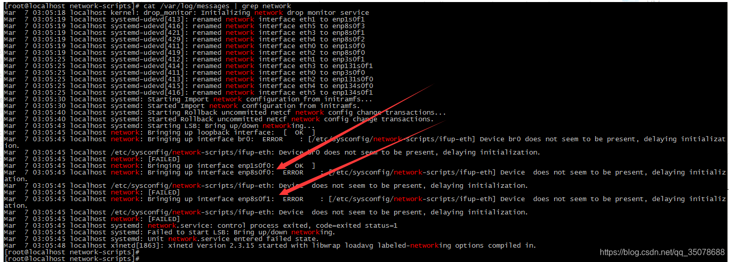 Start failure. Linux сетевой Интерфейс монитор. Systemd. Starting Network services. Network failure повтор.