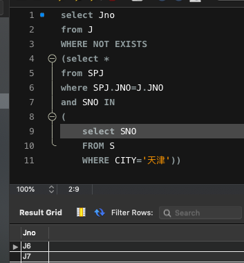 sql spj