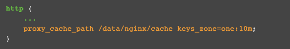 NGINX内容缓存配置