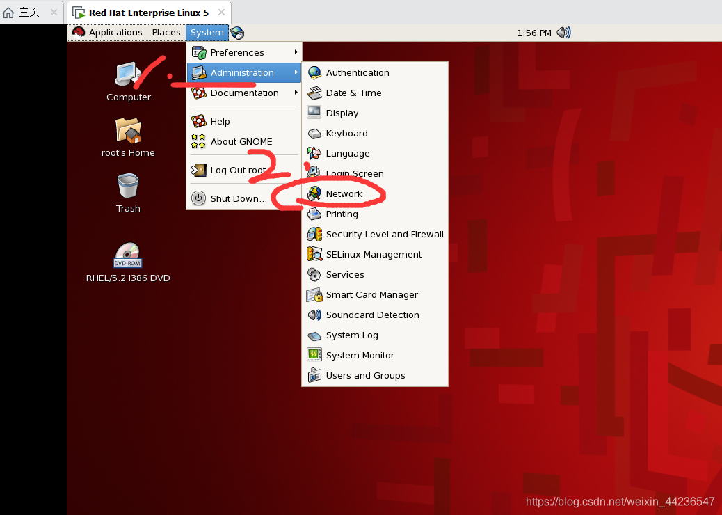 Readhat 5 Linux系统中RedHat5连接网络_红帽5配置网络-CSDN博客