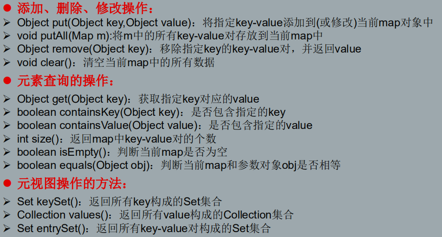 Map接口常用方法